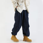 Japanese Loose Wide Leg Cargo Jeans