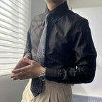 Striped Slim-fit Casual Wrinkle-free Shirt