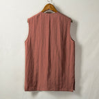 Loose Linen Casual Vest