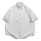 Japanese Retro Pure Cotton Loose Buttoned Shirt