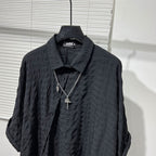 Summer Asymmetric Loose Half Sleeve Shirt