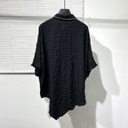 Summer Asymmetric Loose Half Sleeve Shirt