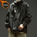 Loose Solid Color Outdoor Jacket