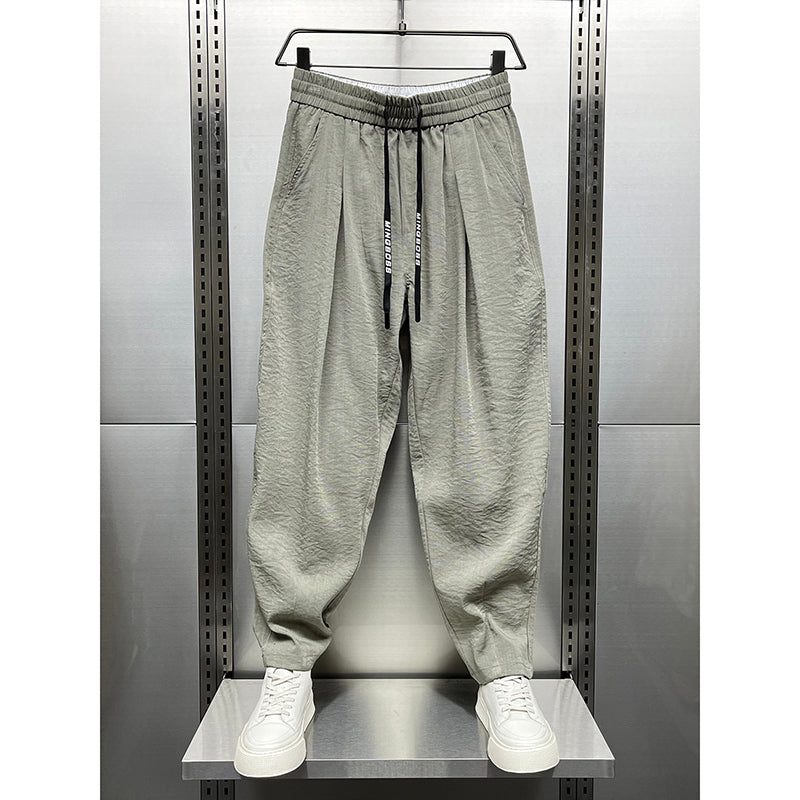Summer Nine-point Breathable Loose Harem Pants