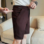 Waffle Casual Wrinkle-resistant Shorts