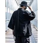 Three-quarter Sleeves Taoist Robe Techwear Cardigan