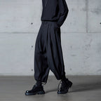 Drawstring Ankle Length Casual Trousers