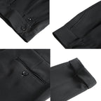 High Waisted Slim-fit Trousers