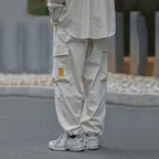 Japanese Loose Wide-leg Multi-pocket Pants