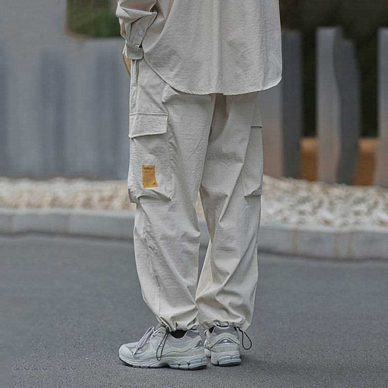 Japanese Loose Wide-leg Multi-pocket Pants
