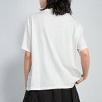Asymmetric Round Neck Loose Fake Two-piece T-shirt