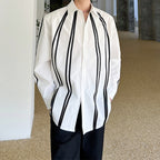 Oversized Shoulder Padded Relaxed Shirt