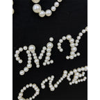 【YOU'R MY LOVER】Bead Lettering Sleeveless T-shirt