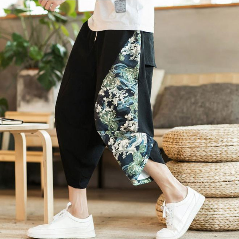 Loose Carrot Wide Leg Pants
