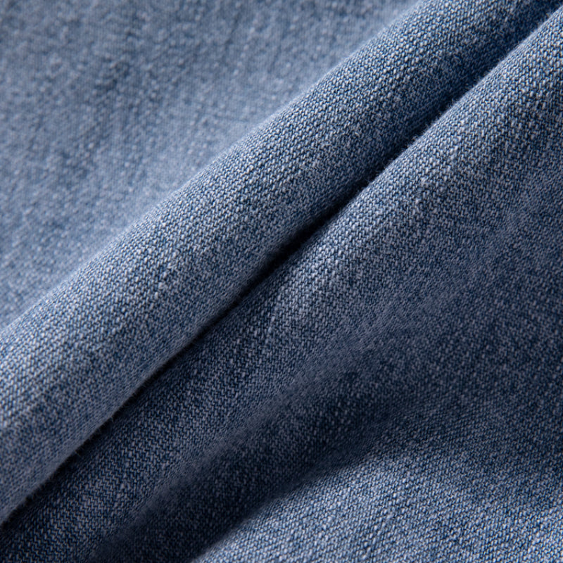 Denim Loose Thin Retro Workwear T-shirt