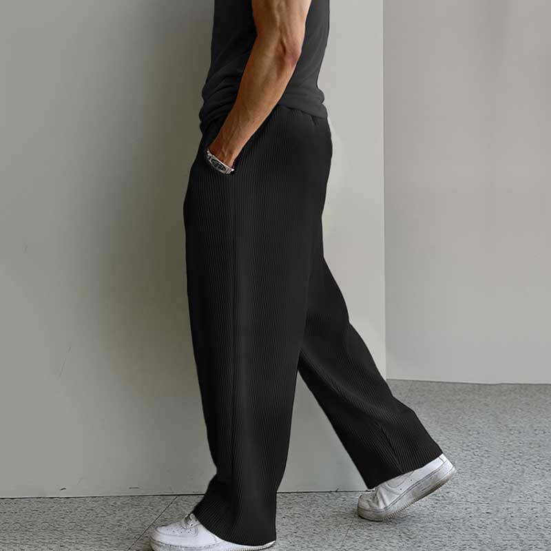 Japanese Casual Drape Wide-leg Trousers