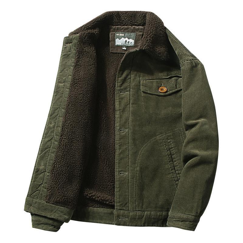 Retro Fleece Corduroy Jacket