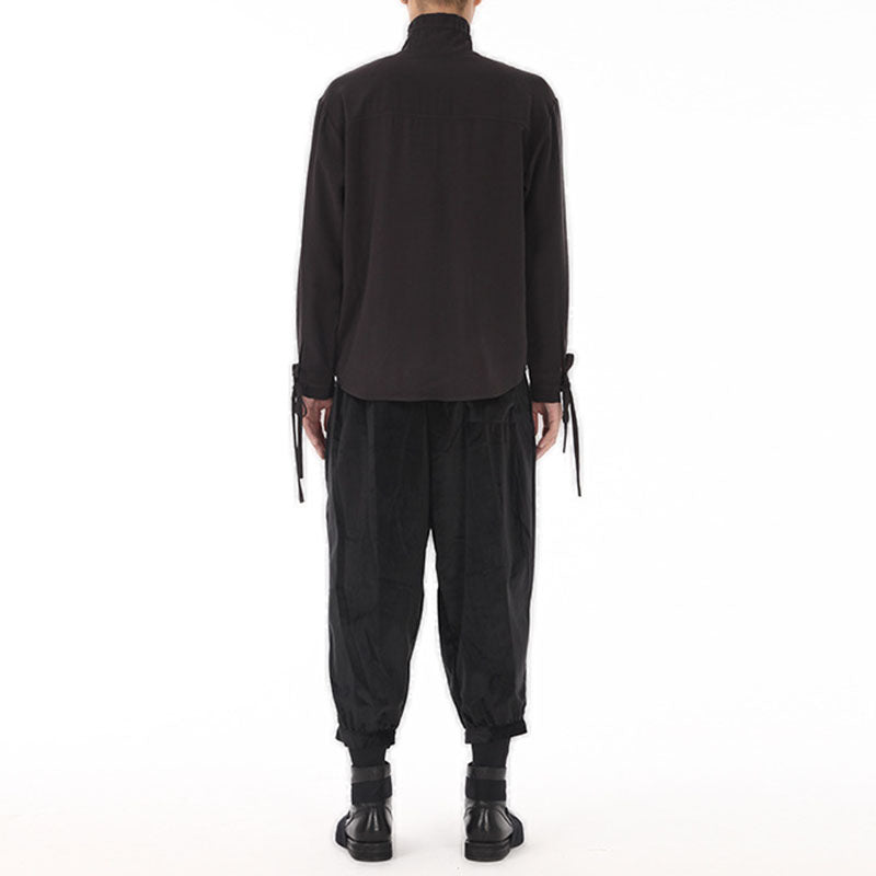 Black Velvet Loose Lounge Pants
