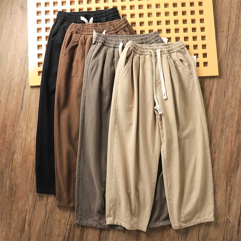 Japanese Retro Loose Wide-leg Trousers