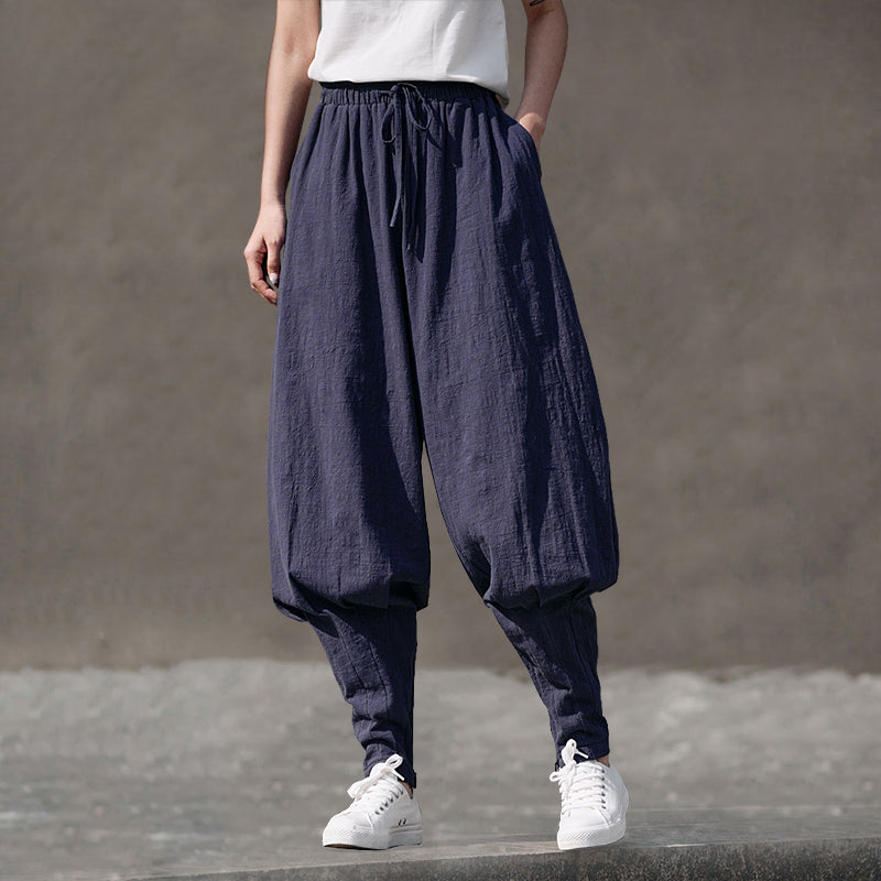 Casual Breathable Loose-fitting Meditation Pants