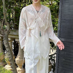 Hollow Embroidery Casual Light Shirt