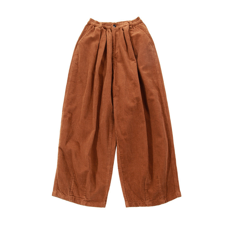 Vintage Loose Corduroy Wide Leg Slacks