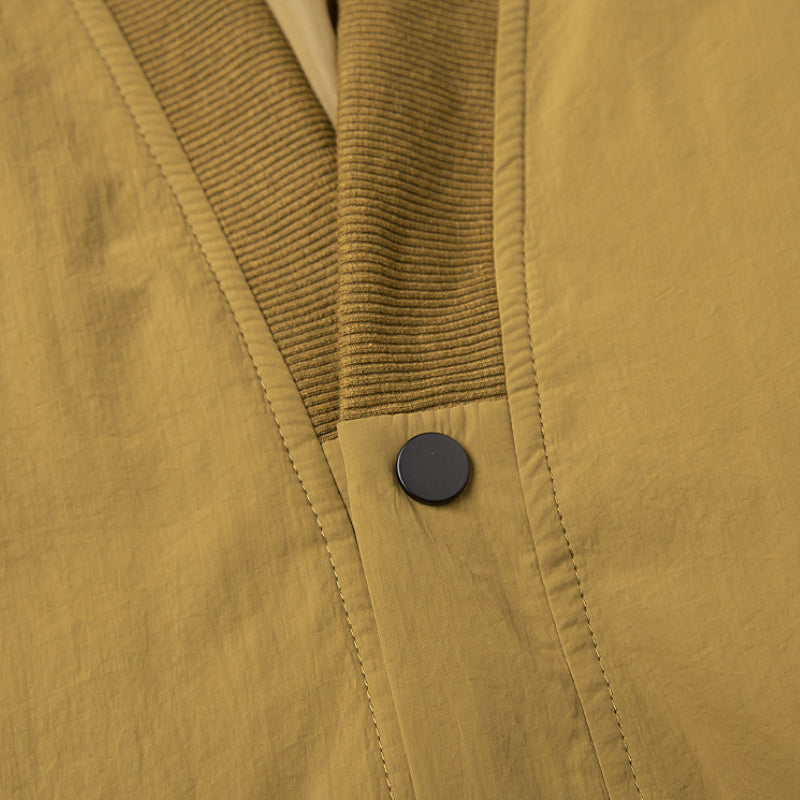 Bud Loose Solid Color V-neck Vest