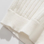 Ice Silk Hollow Pattern Knitted Lapel Polo Shirt