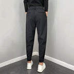 Loose Mid-waisted Casual Harem Pencil Pants
