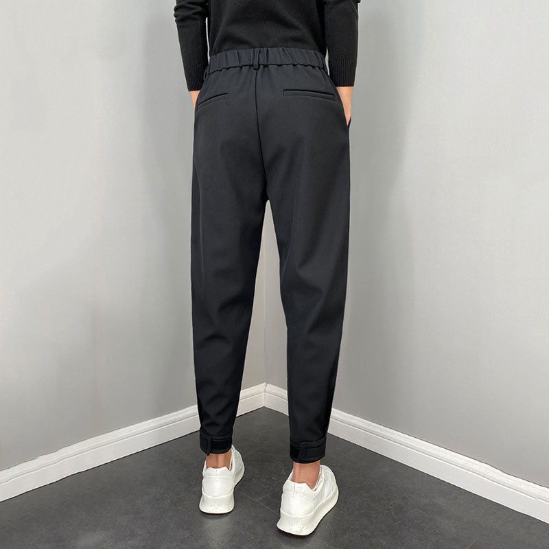 Loose Mid-waisted Casual Harem Pencil Pants