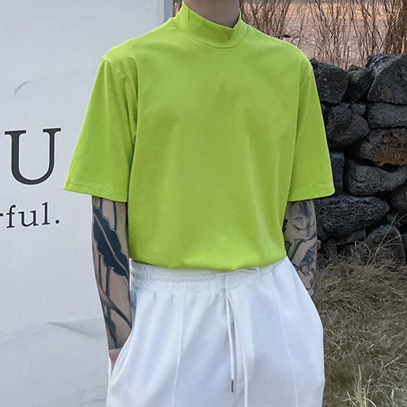 Summer Half Turtleneck Top