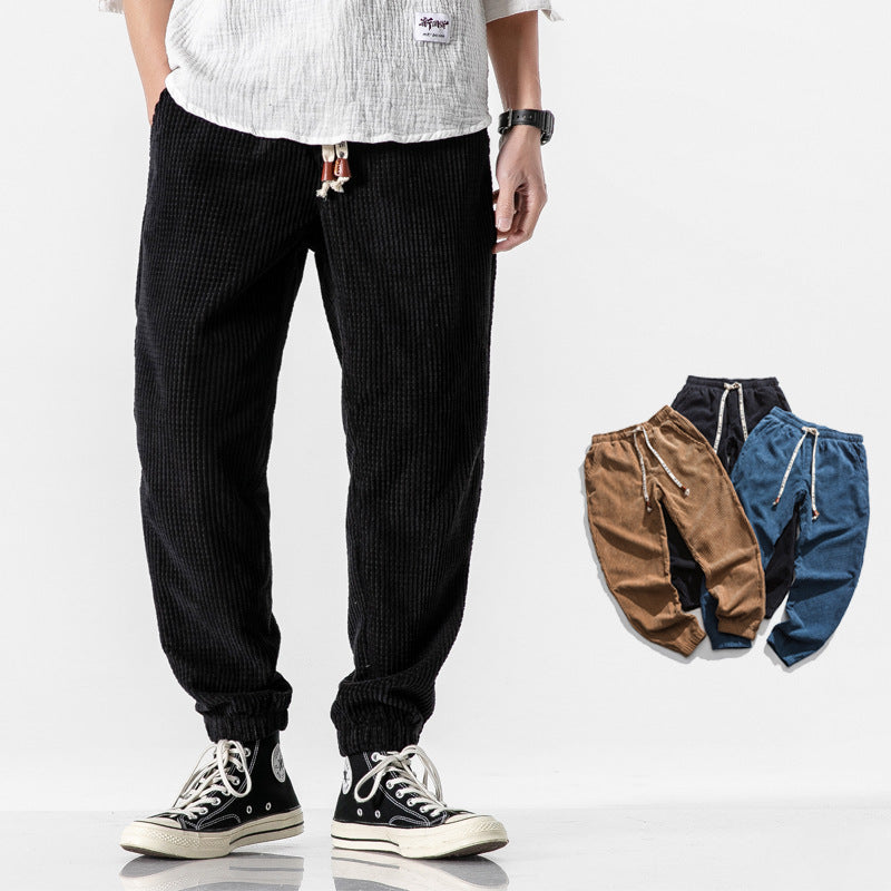Loose Casual Corduroy Skinny Pants