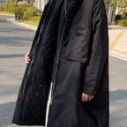 Mid-length Windbreaker Cotton Coat