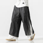 Double-layered Wide-leg Loose Trousers