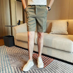 Waffle Casual Wrinkle-resistant Shorts