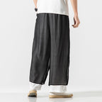 Double-layered Wide-leg Loose Trousers