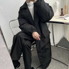 Suit Collar Mid Length Thickened Jacket