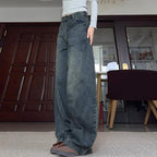 Wide-leg Retro Loose Slim Scimitar Pants