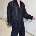 Summer Loose Tassel Stage Party Casual Shirt