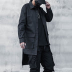 Mid-length Workwear Printed Shirt