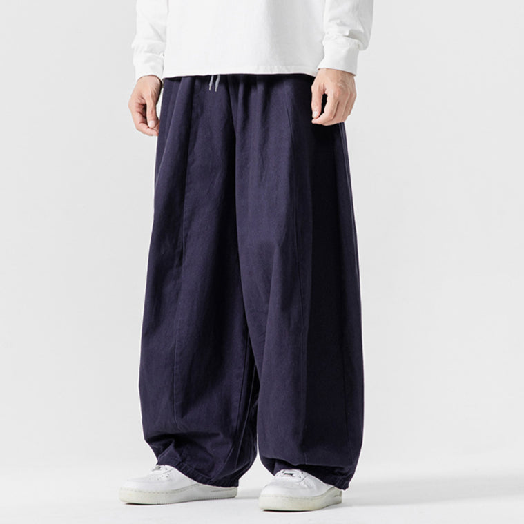 Japanese Retro Loose Wide-leg Harem Pants