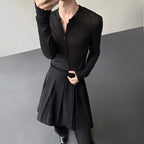 Slim Fit See-through Bottoming Shirt
