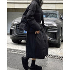 Down Half-length Warm A-line Skirt