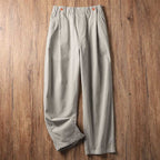 Wide-leg Cotton Loose Japanese Retro Casual Trousers