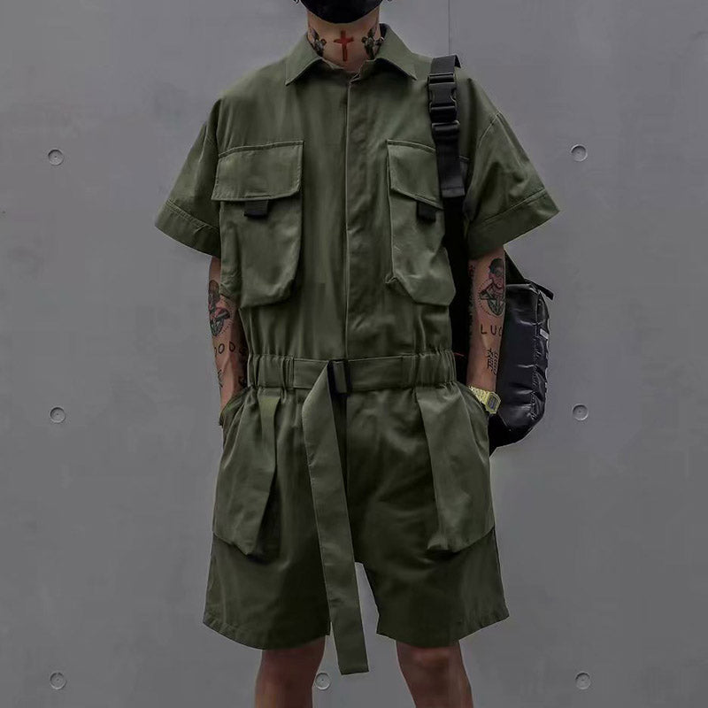 Retro Straight Jumpsuit