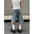 【Your pants are on backwards】Denim Shorts