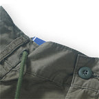 Japanese Retro Silhouette Multi-pocket Straight Wide-leg Pants