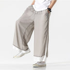 Double-layered Wide-leg Loose Trousers