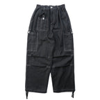 Loose Wide Leg Denim Cargo Casual Straight Leg Pants