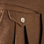 Italian Casual High Waist Retro Straight Suit Trousers